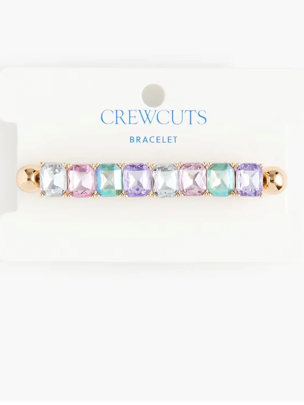 Jcrew Girls' rainbow gem bracelet - NWT